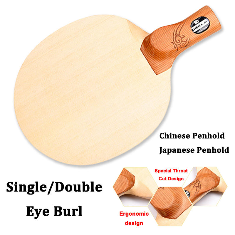 Table Tennis In Japanese - ไม้ปิงปอง Hinoki 1 ชั้น ดีไซน์พิเศษแบบ Special