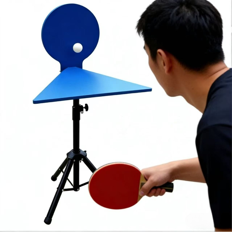 Table Tennis Barrier - กระดานฝึกซ้อมปิงปองแบบปรับได้ กระดานรับลูกปิงปองเดี่ยว ทนทาน อุปกรณ์ฝึกซ้อมกีฬาสำหรับมืออาชีพ
