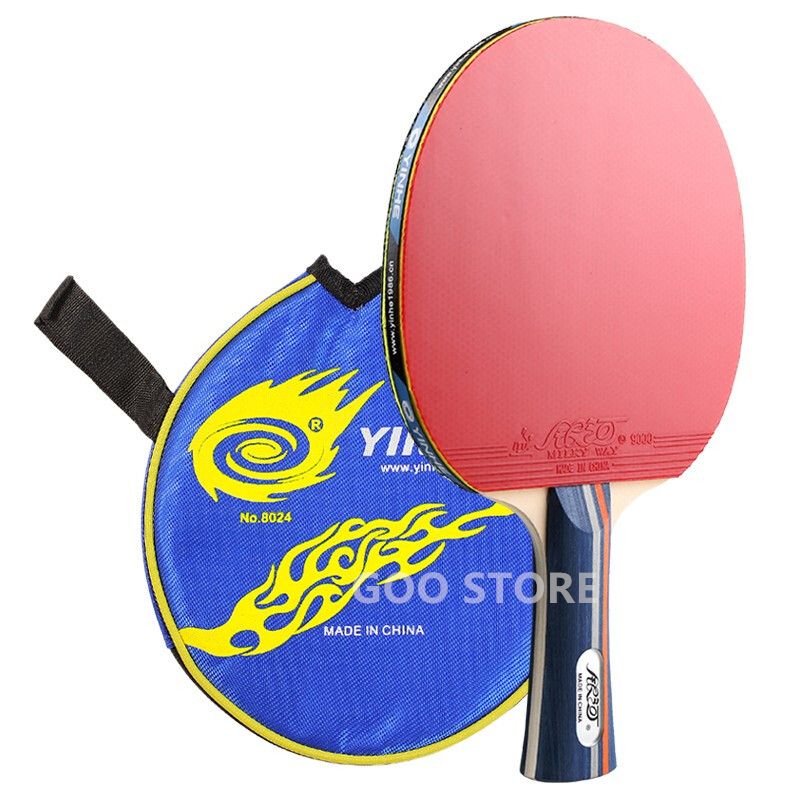 Table Tennis Forehand Rubber - Yinhe 01b แร็กเก็ตการฝึกอบรมสิวในยาง Original Galaxy ไม้ปิงปอง