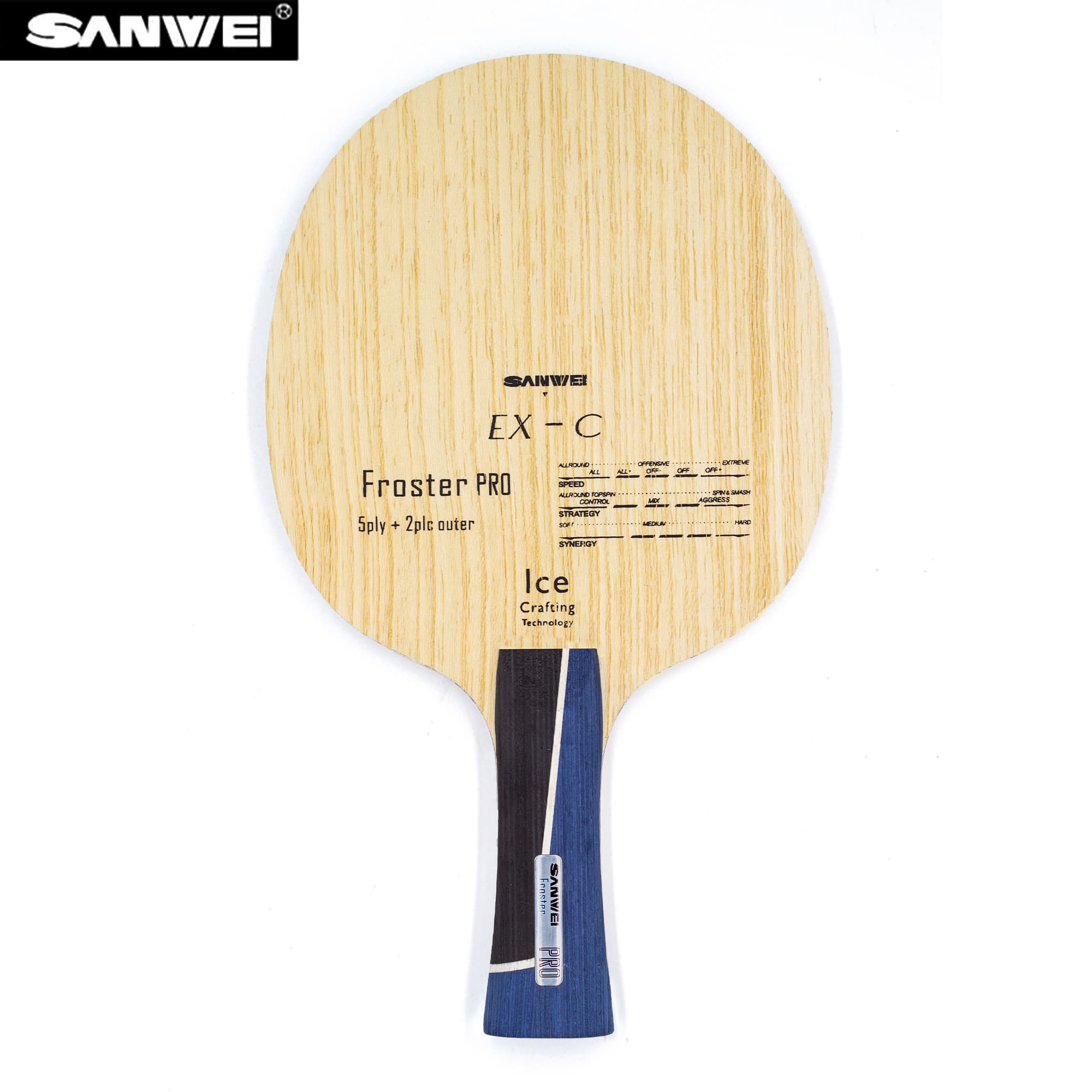 Table Tennis Usa - ไม้ปิงปอง SANWEI ALC รุ่น Froster Pro