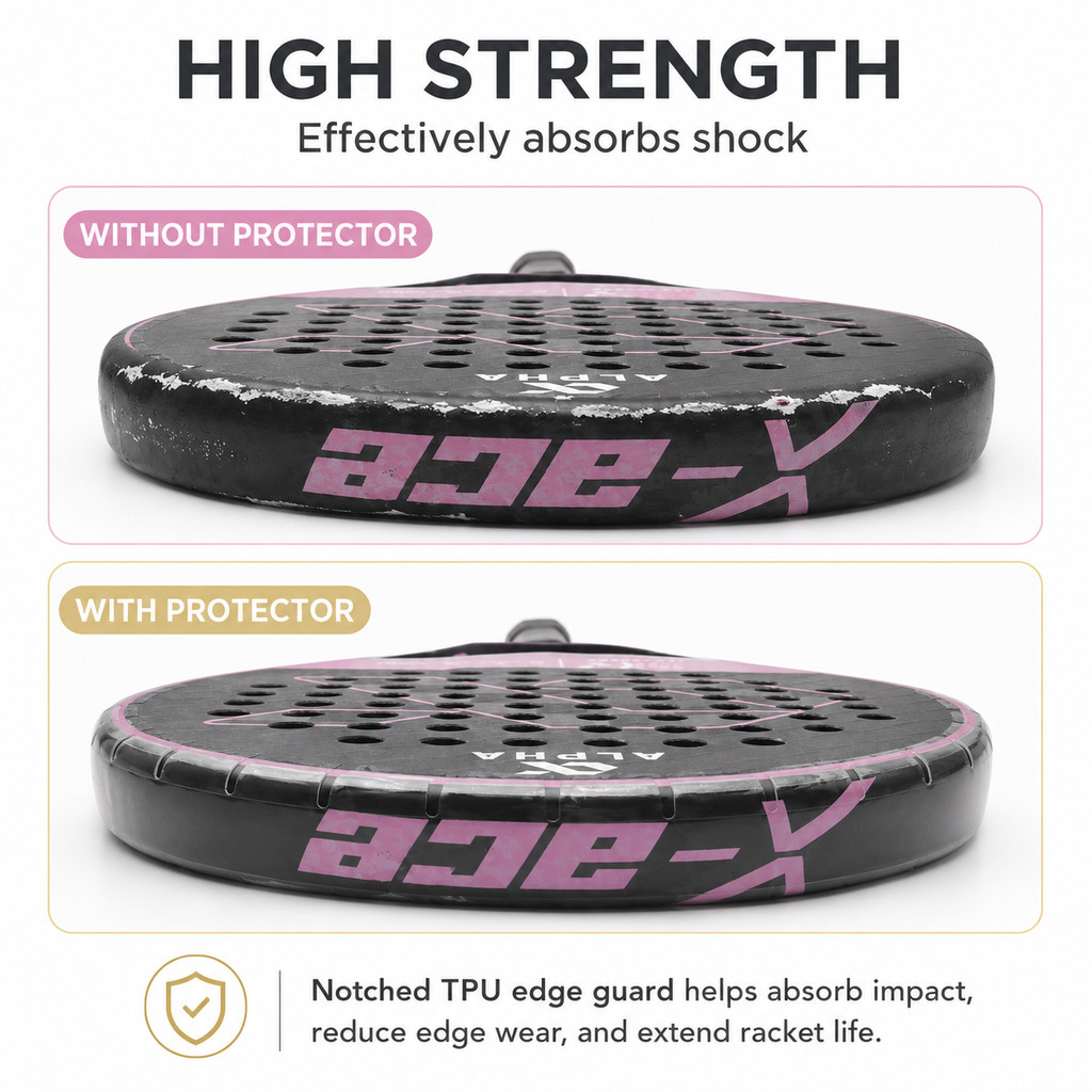 เทปป้องกันขอบไม้แร็กเก็ต X-ACE - Side Tape Racket บทวิจารณ์และราคา