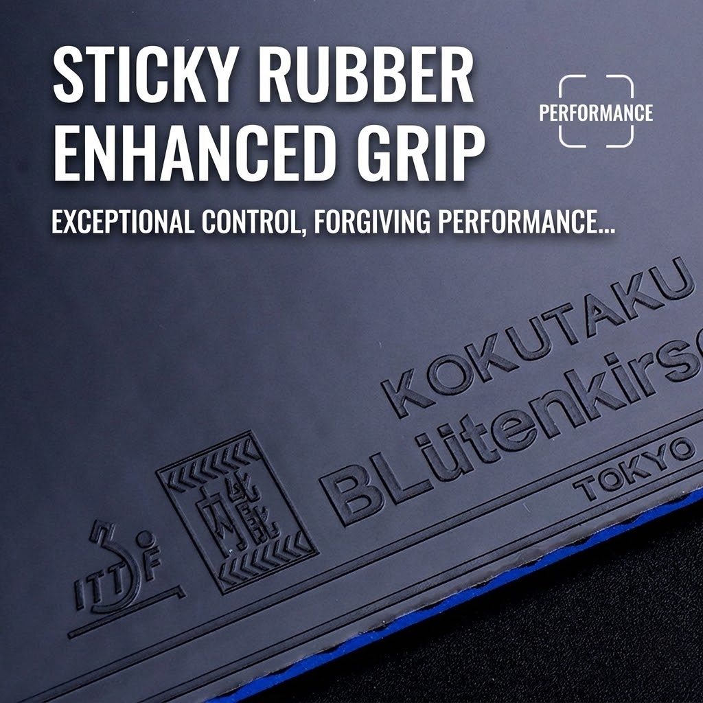ยางปิงปอง Kokutaku รุ่น Sound  - Table Tennis Forehand Rubber บทวิจารณ์และราคา