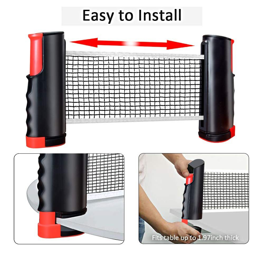 ชุดตาข่ายปิงปองแบบพับเก็บได้พร - Table Tennis Barrier บทวิจารณ์และราคา