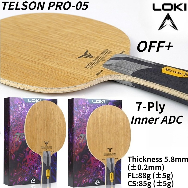 ไม้ปิงปอง LOKI TELSON PRO-05 I - Table Tennis Movie บทวิจารณ์และราคา