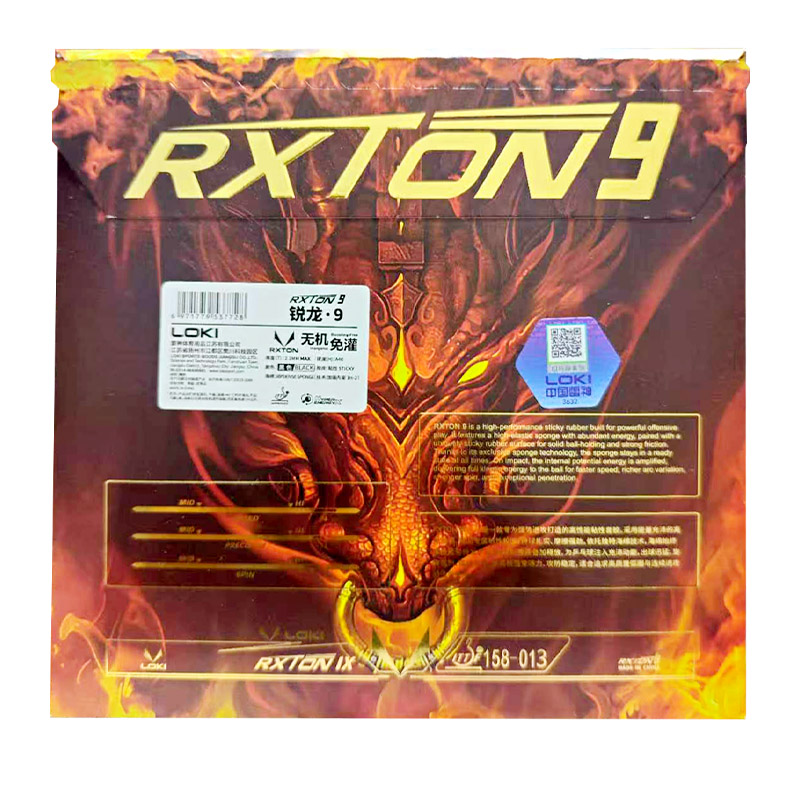 ยางปิงปอง LOKI RXTON 9 รุ่นตลา - Table Tennis Movie บทวิจารณ์และราคา