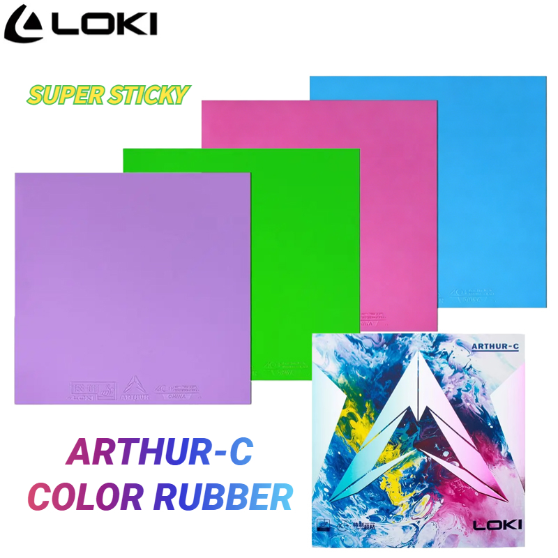 ยางปิงปอง LOKI Arthur-C สีฟ้า  - Table Tennis Movie บทวิจารณ์และราคา