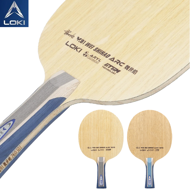 ไม้ปิงปอง LOKI W81 ซีรีส์ Wei  - Table Tennis Usa บทวิจารณ์และราคา