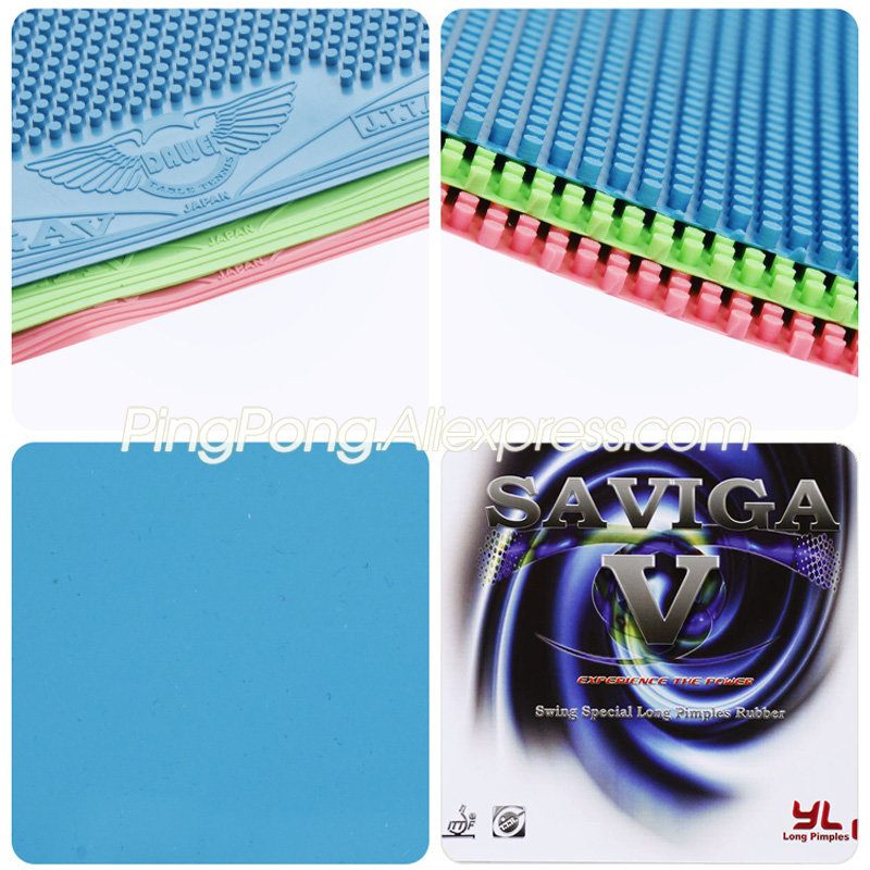 สีสัน DAWEI SAVIGA V Pips-ยาวป - Table Tennis Forehand Rubber บทวิจารณ์และราคา