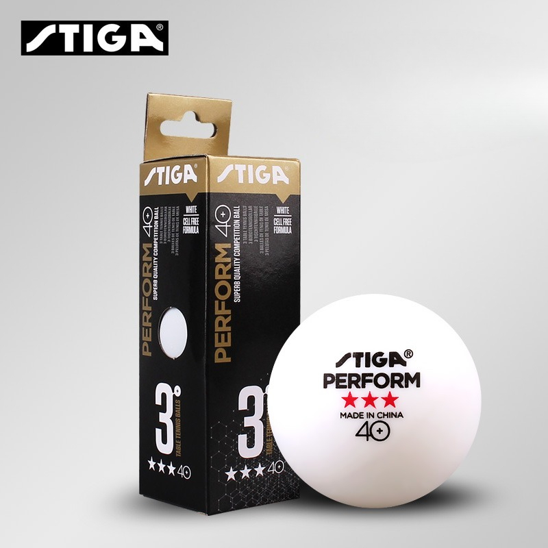 ลูกปิงปอง STIGA 3 ดาว 40+ ABS  - Table Tennis Match บทวิจารณ์และราคา