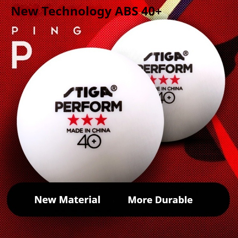 ลูกปิงปอง STIGA 3 ดาว 40+ ABS  - Table Tennis Match บทวิจารณ์และราคา