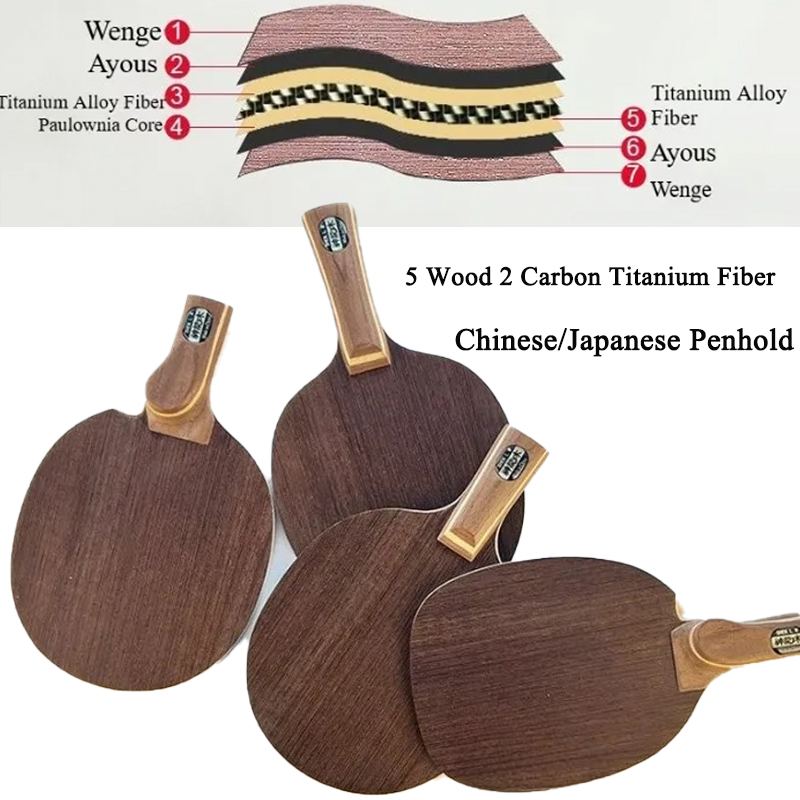 ไม้ปิงปองแบบจีน/ญี่ปุ่น 5 ชั้น - Table Tennis In Japanese บทวิจารณ์และราคา